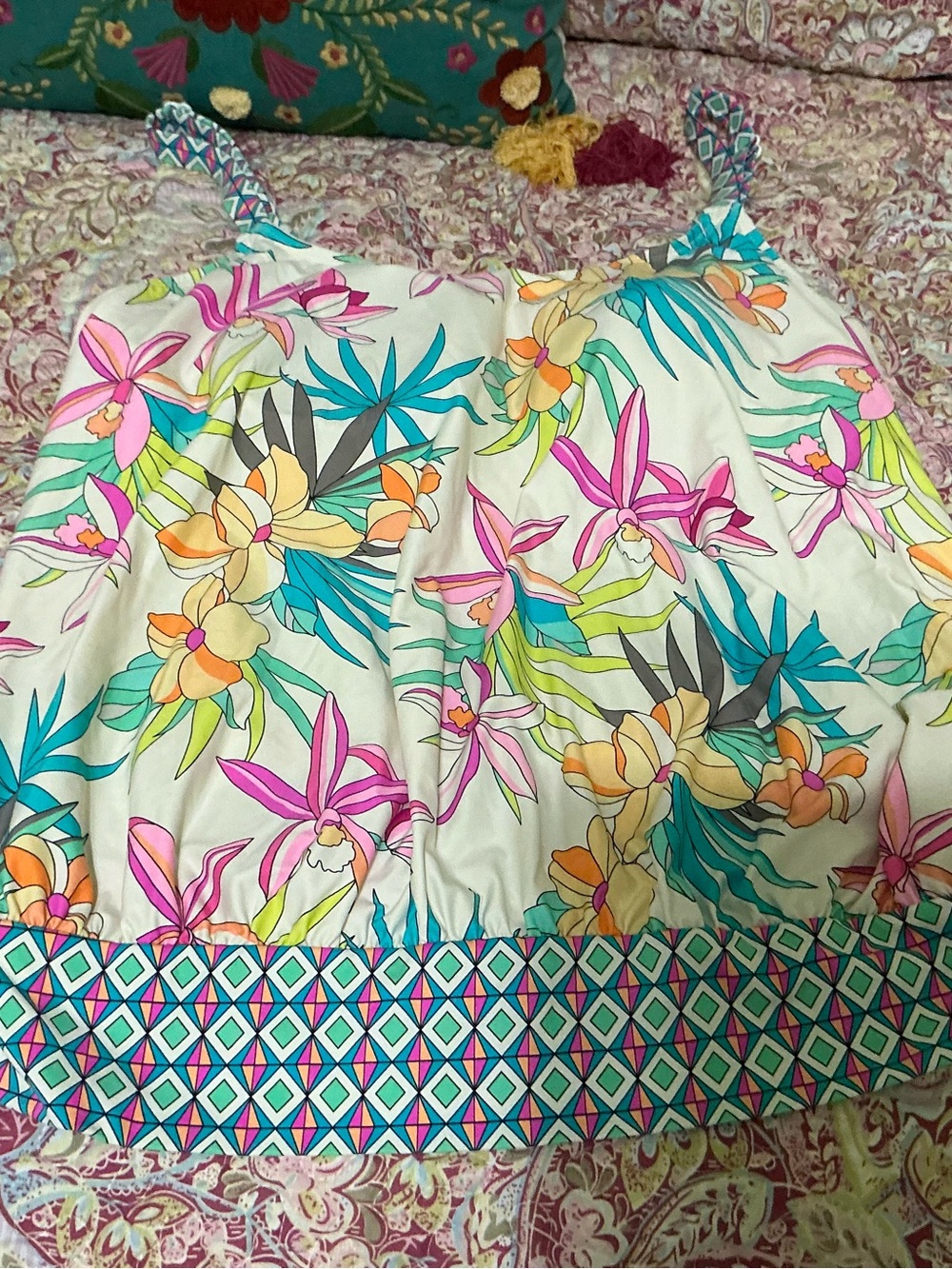 Beach House plus size tankini top.